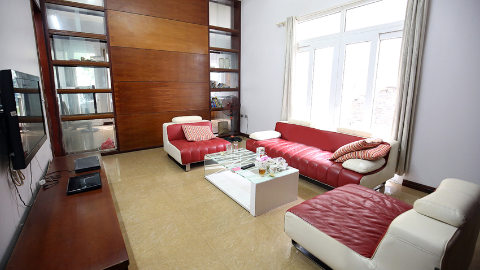 Big size and open view 05 bedroom house for rent in Au Co street, Tay Ho