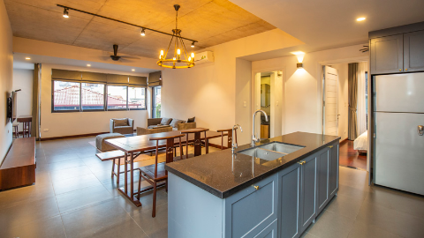 Minimalist 02 bedrooms apartment for rent in Tu Hoa Tay Ho