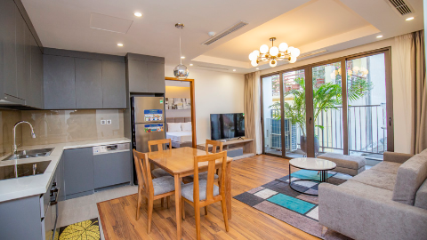 Characteristic brand new 2 bedroom apartment with swimming pool in Tu Hoa