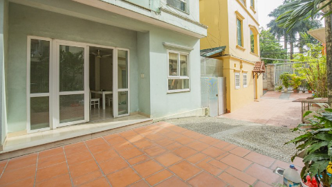 Big yard and terrace 04 bedroom house for rent in Tay Ho