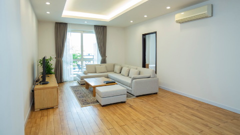 Elegant balcony 2 bedroom apartment in Hang Chuoi , Hoan Kiem for rent