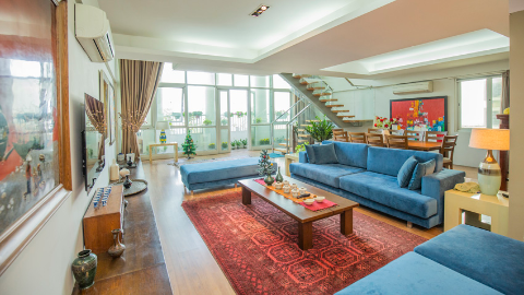 Unique cozy 2 bedroom penthouse in Ciputra Hanoi for rent