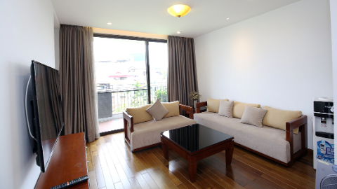 Open view 02 bedrooms apartment for rent in Xuan Dieu Westlake Hanoi