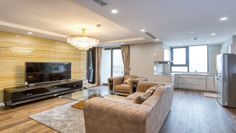 Apartment for rent in HDI tower Le Dai Hanh Hanoi, 02 bedrooms