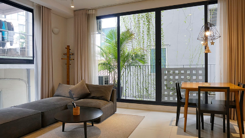 Beautiful 01 bedroom apartment for rent near Hai Ba Trung, Hanoi