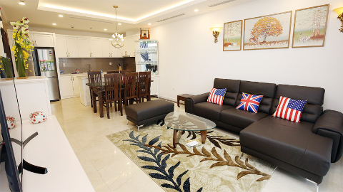 Great view 03 bedroom apartment for rent at Dleroi Solei Building