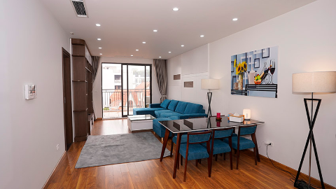 Gorgeous 03 bedrooms apartment for rent in center Westlake Hanoi, nice balcony