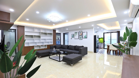 Large size and modern style 02 bedroom apartment for rent in Tay Ho