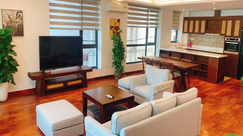Brandnew with big balcony, lakeview 03 bedroom apartment in Tu Hoa, Tay Ho