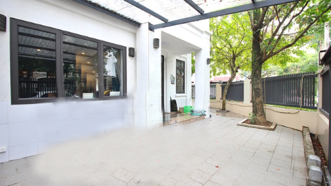 Renovated and back yard 05 bedroom villa for rent at T Block Ciputra