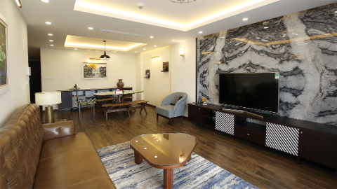 Warm colour with simple style 02 bedroom apartment at Dleroi Solei