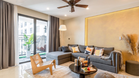 Modern design and spacious 03 bedroom apartment for rent in Tay Ho, West lake
