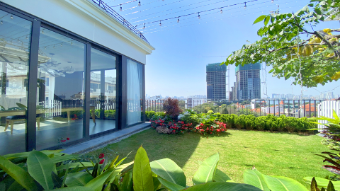 A luxurious duplex with modern style 03 bedroom apartment for rent in Tay Ho