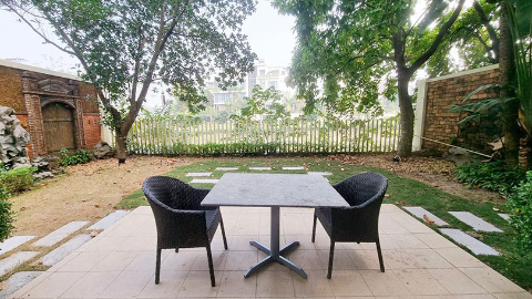 Great garden with outdoor space 05 bedroom house for rent at T Block Ciputra 