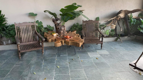 Unique style 02 bedroom house for rent in Long Bien near French School