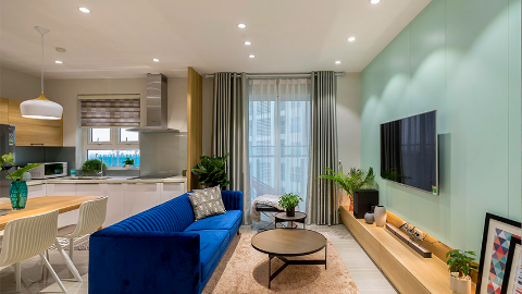 Luxury design 02 bedroom apartment for rent at L4 Tower, Ciputra