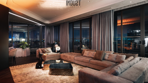 Unique Magnificent lake view with modern design 02 bedroom penthouse for rent in Tay Ho