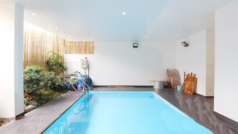 Swimming pool with out door 02 bedroom apartment for rent in Tay Ho, West lake