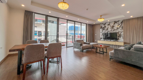Brandnew with balcony 03 bedroom apartment for rent in Tay Ho, West lake