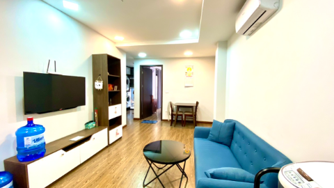 well-furnished balcony 1 bedoom apartment in To Ngoc Van for rent