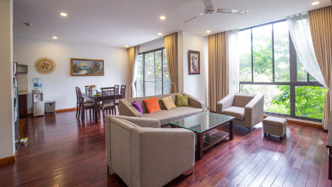 Good light with great layout 03 bedroom apartment for rent in Tay Ho, West lake