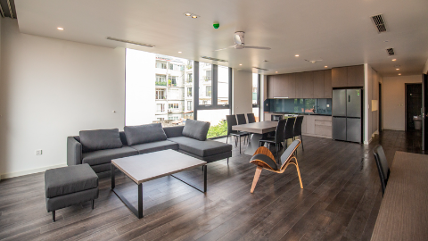 Modern concept and outstanding layout 03 bedroom apartment for rent in Tay Ho