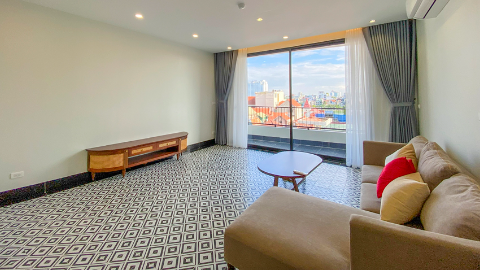 Brandnew duplex style 03 bedroom apartment for rent in Tay Ho West lake