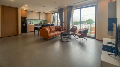 Good light with great layout 03 bedroom apartment for rent in Tay Ho West lake