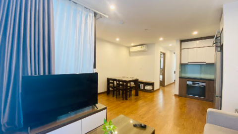 well-equipped 2 bedroom apartment in To Ngoc Van for rent