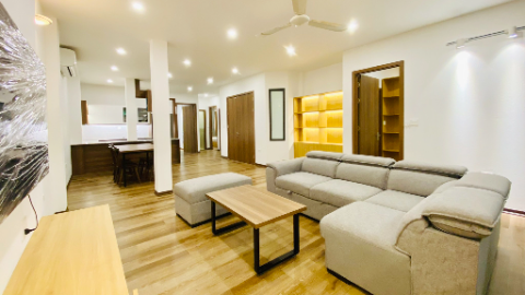 Brandnew and balcony 03 bedroom apartment for rent in Tay Ho West lake