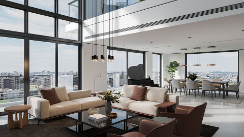 Luxury style with wonderful lakeview 04 bedroom penthouse for rent in Tay Ho