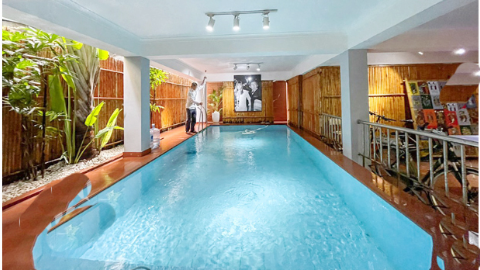 Swimming pool with plenty of daylight 04 bedroom house for rent in Tay Ho West lake