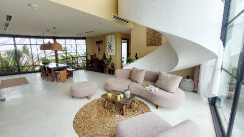 Lakeview with garden 03 bedroom duplex Penthouse for rent in Tay Ho West lake