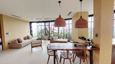 Brandnew with garden view 03 bedroom apartment for rent in Tay Ho West lake