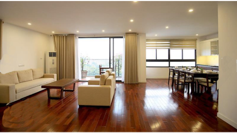 Indochina style with lakeview 03 bedroom apartment for rent in Tay Ho West lake