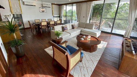 Green view and spacious 04 bedroom apartment for rent in Tay Ho