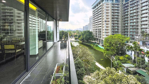 Brandnew with duplex style 04 bedroom apartment for rent in Tay Ho West lake