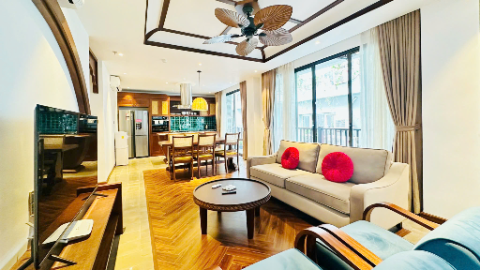 Brandnew with big balcony 03 bedroom apartment for rent in Tay Ho West lake