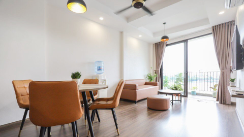 Brandnew with lakeview 02 bedroom apartment for rent in Truc Bach Ba Dinh