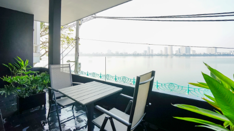 Lakeview with modern style 03 bedroom apartment for rent in Tay Ho West lake