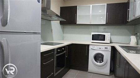 Kitchen with built-in oven