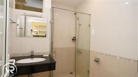 Bathroom with Glass shower