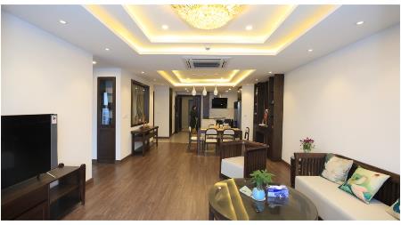 D’le Roi Soleil  project, Elegant decoration 03 bedroom apartment for rent