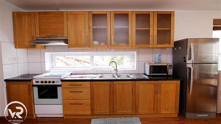 Kitchen with built-in oven