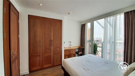 The master bedroom
