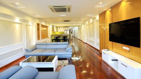 Spacious with lakeview 03 bedrooms apartment for rent in Yen Phu Tay Ho West lake