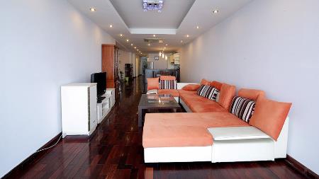Lakeview & balcony 03 bedroom apartment for rent in Tay Ho