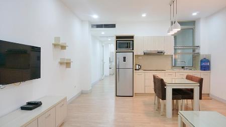 Modern and spacious 01 bedroom apartment for rent in Truc Bach lake