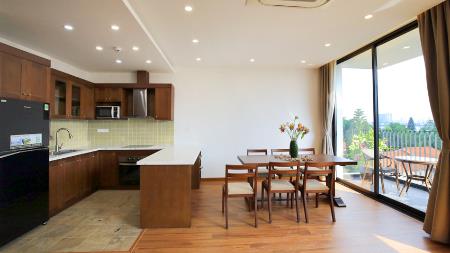 Harmony 02 bedroom apartment in Tay Ho with balcony and new