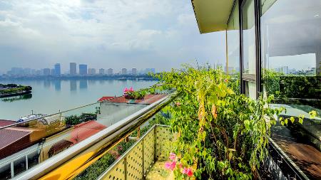 Duplex style with 03 bedroom apartment for rent Tay Ho West lake